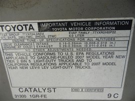 2007 Toyota Tacoma SR5 Silver Crew Cab 4.0L AT 4WD #Z24644